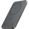 kstime Powerbank magnetico da 10000 mAh, 14 mm, design ultra sottile in titanio, PD20W, caricabatterie portatile wireless con ingresso e uscita USB-C, compatibile con iPhone 17/16/15/14/13/12 serie e Apple