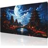 Tilt Tappetino Mouse XXL 100x50 cm | Antiscivolo Sottomano Scrivania | Impermeabile Tappetino Mouse Gaming | Accessori Scrivania Ufficio e PC | Tappetino Scrivania Grande (Two Worlds)