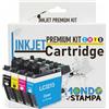 Mondo Stampa Cartucce Compatibili per Brother LC3213 Multipack 4 Colori (Nero, Ciano, Magenta, Giallo) Resa 400 Pagine, per Stampanti DCP-J572DW, DCP-J772DW, DCP-J774DW, MFC-J491DW, MFC-J497DW, MFC-J8
