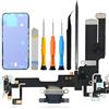 ZHUROUPU Sostituzione Cavo Flessibile connettore Dock Porta di Ricarica per iPhone 14, Cavo Flessibile Gruppo Microfono Ricarica Rapida connettore Lightning IC per iPhone 14 6,1 Pollici A2882 A2881