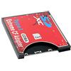 Rastapulz scheda SD su scheda supporto wireless WiFi SD tipo I adattatore fotocamera SLR rosso