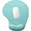 Hsurbtra Tappetino per mouse ergonomico con supporto per il polso, tappetino per mouse in gel con base antiscivolo in PU, tappetino per mouse in memory foam per alleviare il dolore, per laptop, PC,