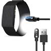 Blueshaweu Cavo di ricarica compatibile con iSo Tech Smart Fitness Tracker H59MAX, stazione di ricarica per iSo Tech H59MAX Fitness Tracker (USB A, nero)