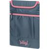Baagl Custodia per computer portatile da 15 pollici, per ragazze, per bambini, adolescenti, leggera e protettiva, per zaino scolastico e vita quotidiana, 26 x 36 cm (logo rosa)