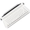 Yctze Tastiera per Macchina da Scrivere retrò 86 Tasti Tastiera Vintage Tastiera Vintageetooth 86 Tasti Tastiera Portatile con Supporto per Teclado Vintage (WHITE)