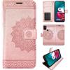 betterfon Custodia per Motorola Moto G10 / G20 / G30 - Custodia Moto G10 / Moto 20 / Moto G30 Custodia Flip Cover con Slot per Motorola Moto G10 / G20 / G30 Oro Rosa