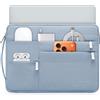 HYZUO 13,3-14 Pollici Borsa per Laptop per MacBook Pro 14 M5, Blu Pallido