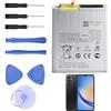 Prosishing Batteria da 5000 mAh Compatibile con Samsung Galaxy A34 (A346)/ A54 (A546) EB-BA546ABY Batteria ai Polimeri di Litio con Kit di Attrezzi per la Riparazione