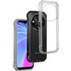REY Cover in Gel TPU Trasparente per DOOGEE S118 PRO, Ultra Sottile 0,33 mm, Morbido Flessibile, Custodia Silicone