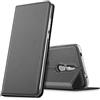 Verco case per Nokia 3.2 Cover, Custodia a Libro Pelle PU per Nokia 3.2 Booklet Protettiva [magnetica integrata], Nero