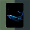 WunM Studio Custodia per il nuovissimo Kindle Oasis (10a generazione, versione 2019 e 9a generazione, versione 2017) - Custodia in pelle PU premium/balena nera,colore,Kindle Oasis 9th/10th (2017/2019)