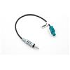 vhbw adattatore per autoradio compatibile con Renault dal 2004 ca. - Adattatore per antenne da Fakra (m) a DIN (m) 150 Ohm