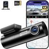 AZDOME Dash Cam Auto 4K+1080P con GPS e WiFi, Telecamera per Auto Anteriore e Posteriore, ADAS, Visione Notturna, WDR, G-Sensor, Monitoraggio Parcheggio 24H, Controllo Vocale, con Scheda SD 64GB