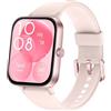 KIUVKAS Smartwatch Uomo Donna,1.95 Orologio Smartwatch con Effettua/Risposta Chiamate,140+ Sportive Fitness Tracker con Pressione Sanguigna e Monitor Sonno,IP68 Smart Watch per Android/iOS