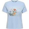 ONLY Print Top Box Onlamberdine S/S-Bauletto con Stampa Jrs, Cloud Dancer, M Donna