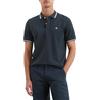Marc O'Polo Marc OߴPolo Uomo Maglietta polo a maniche corte in cotone bio regular fit, Blu (Dark Navy), S