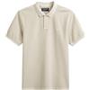 Marc O'Polo Marc OߴPolo Uomo Maglietta polo a maniche corte in cotone bio regular fit, Beige (Gray Silk), S