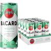 Bacardi BACARDÍ Mojito, Vol. 5%, 12 x 25 cl / 250 ml, cocktail premixato pronto da bere in lattina, creato con Rum BACARDÍ Carta Blanca e miscelato con Lime e Menta