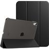 TiMOVO Cover Custodia Compatibile con iPad (A16) 11 Generazione 11 Pollici 2025/iPad 10 Generazione 10,9" 2022, Retro in PC Rigido Semi-Trasparente, Auto Sveglia/Sonno, Nero