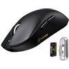 ATTACK SHARK X8 Ultra 8KHz Topo Gaming Senza Fili, 55g Ultraleggero, Nordic52840, PAW3950MAX, 42KDPI, BT/2.4Ghz/Filo, Rivestimento Nano Freddo, Mani Grandi, 500mAh, SW & Web Driver, Per PC/Mac (Nero)