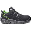 Base Protection Harlem Scarpa Antinfortunistica, da Uomo e Donna, Nero/Verde, Taglie 45