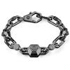 Philipp Plein Bracciale da uomo in acciaio inox Plein Edge, Standard, Acciaio inossidabile, Non pietra preziosa