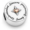 MariaFonte Bead Charm Bussola Amicizia Compatibile Tutte Marche Pendente Ciondolo Argento