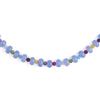 SINGULARU - Collana Skycolor Stones. Acciaio con Placcatura in oro 18 kt e Pietra naturale. Gioielli da donna.