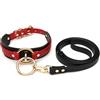 lalatia Girocollo Donna O Ring Choker Collana in Ecopelle