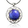 Soulnioi Collana con ciondolo a forma di cristallo naturale di energia naturale, regalo di compleanno, Cristallo Pietra