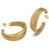 VLNET ® | Vestopazzo collana - bracciale - anello - orecchini | multilinee intrecciate, spirale, cerchi, bangle | ottone 100% riciclato | lavorazione artigianale
