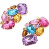 B Blesiya Clip di Scarpe da Sposa con Diamanti Artificiali Luminoso Spilla di Cristallo per Scarpe da Sposa - Stile 4(2pcs), come descritto