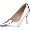 GENSHUO Scarpe da donna a spillo con tacco alto, sexy, punta a spillo, 8 cm, classiche, chiuse, con tacco a spillo, per feste, matrimoni