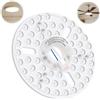 ZestEcho Kit di ricambio LED per ventilatore da soffitto, 18 W 1800 LM 12,5 cm Pannello luminoso magnetico, 3CCT 3000 K/4000 K/6000 K dimmerabile con memoria, 100-240 V per soggiorno e camera da letto