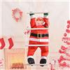 ISDI - Decorazione con Babbo Natale su scala, per interni ed esterni, per finestre e alberi di Natale, 90 cm