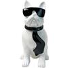Generic Statua in resina Bulldog, Scultura Bulldog seduta sul tavolo | Statua decorativa di animali, Scultura creativa da scrivania per soggiorno, hotel, davanzale della finestra