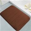 Waigg Kii Tappetino da bagno in memory foam, grande tappetino da bagno, antiscivolo, assorbe l'acqua, per cucina, casa, pavimento (100 x 200 cm, marrone scuro)
