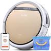 ILIFE V5s Plus Robot Aspirapolvere e Mop Combo, Funziona con 2.4G Wi-Fi/App/Alexa, Robot Aspirapolvere Automatico Automatico Caricabile, Sottile e Silenzioso (V5s Pro Upgrade)