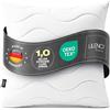 Lileno Home Imbottitura per cuscino, 45 x 45 cm, set da 1 pezzo, cuscino interno trapuntato, per chi soffre di allergie, in microfibra, come cuscino decorativo e cuscino da divano, lavabile a 40 °C