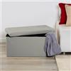 Linea oro Pouf in Simil-Pelle Smart Rettangolare