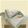 DOTBUY-SHOP 100% Cotone Trapuntino Copriletto Doppia Faccia Estivo Trapunta Leggera Fresco d'Estate Copriletto Trapuntato per Letto Singolo Letto Matrimoniale (Verde Pianta,150x200cm)
