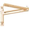Baoblaze Supporto per lampada da parete con corda, lampada a sospensione resistente, regolabile con braccio pieghevole per interni, soggiorno, camera da letto, Style a