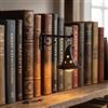 Generic Lanterna per biblioteca, illuminazione decorativa per libreria, angolo lettura, luce notturna a LED, lampade per libreria, lampade da tavolo vintage, decorazione per la stanza degli studi (cappello da