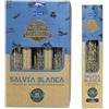 NALE. Nag Champa Incenso - 15g (ca. 15-20 bastoncini) - Fragranza Naturale Artigianale, Aroma Dolce e Legnoso per Meditazione, Yoga e Aromaterapia - Qualità Premium Made in India (White Sage)
