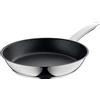 WMF Permadur Advance Padella in acciaio inox con rivestimento in Cromargan, adatta al forno e alle piastre ad induzione, da 28 cm