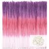 TOAOB THE ONE AND ONLY BABY TOAOB 100 Pezzi Scovolini Ciniglia per Lavoretti 30 cm Sfumato Rosa Viola Pipe Cleaner per Decorativi Arte Artigianato Decorazion Fai da Te