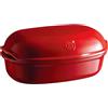 Emile Henry EH349501 Pane Artigianato, Ceramica, Rosso Grand Cru, 5 litri