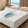 DonTopper | Topper Viscoelastico 80 x 180 Spessore 8 cm | Nucleo di ViscoGel | Made in Spagna | Freschezza e comfort | Migliora il riposo | Sfoderabile e lavabile | Viso estivo e inverno | Sopraspro