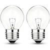 EASYIVY Lampadina da Forno E27 300 Gradi Dimmerabile, 400LM Lampadine Forno E27 G45 per Forni, Microonde, Lampada Lava, Lampadario, Bianca Calda 2700K, 2 Pezzi