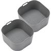 NiuLumea Silicone 17 x 17,5 x 8 cm antiaderente resistente al calore per cestini HD9252 HD9200 HD9255, confezione da 2